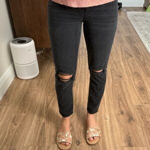 American Eagle Outfitters Black Boyfriend Jeans